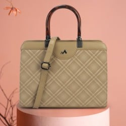 Women Brown Satchel Bag