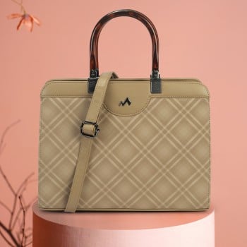 Metro Women Brown Satchel Bag(SKU: 66-767-12-10)