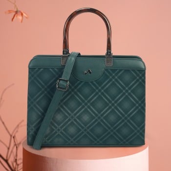 Metro Women Green Satchel Bag(SKU: 66-767-21-10)