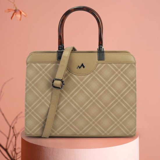 Women Brown Satchel Bag