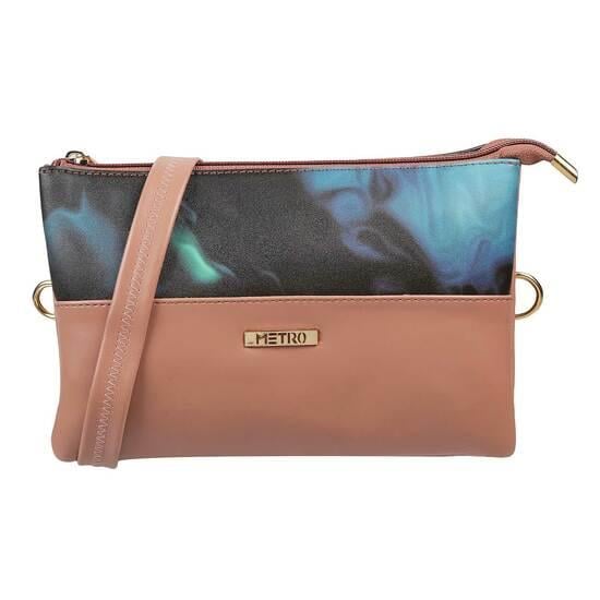 Women Peach Sling Bag