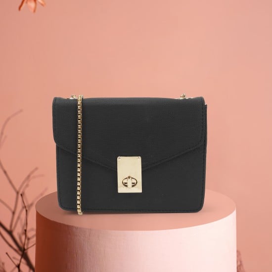 Women Black Sling Bag
