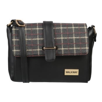 Walkway Women Black Sling Bag(SKU: 66-7683-11-10)