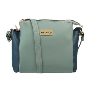 Walkway Women Light-green Sling Bag(SKU: 66-7684-60-10)