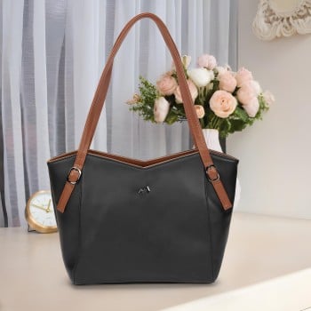 Metro Women Black Shoulder Bag(SKU: 66-770-11-10)