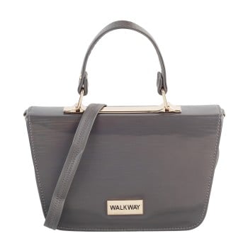 Walkway Women Grey Satchel Bag(SKU: 66-7715-14-10)
