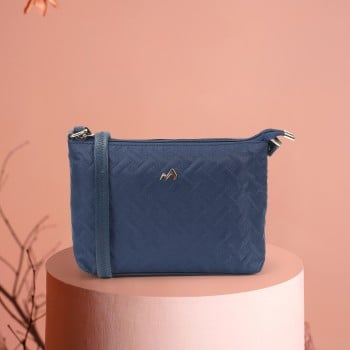 Metro Women Blue Sling Bag(SKU: 66-776-45-10)