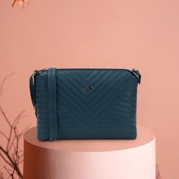 Metro Women Blue Sling Bag(SKU: 66-780-45-10)