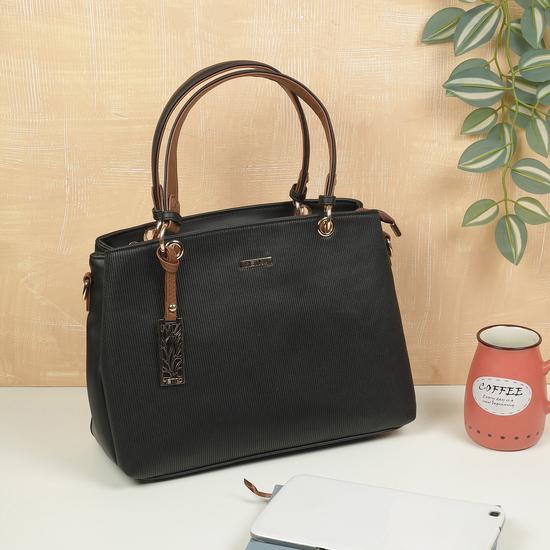 Women Black Satchel Bag