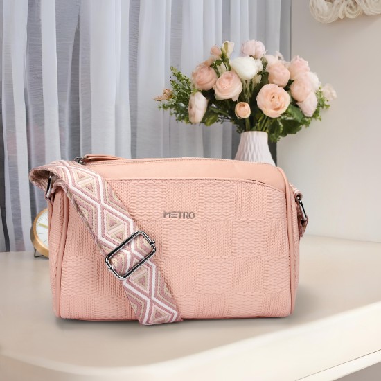 Women Pink Sling Bag