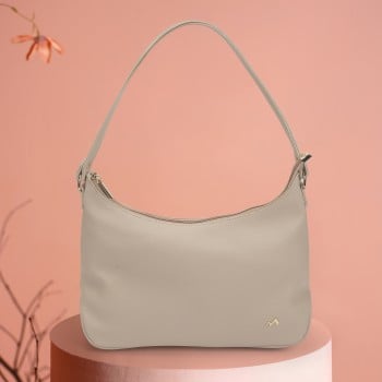 Metro Women Beige Hobo Bag(SKU: 66-795-20-10)