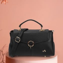 Women Black Satchel Bag
