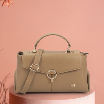 Metro Women Beige Satchel Bag(SKU: 66-796-20-10)