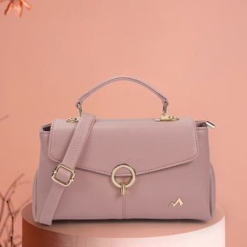 Metro Women Peach Satchel Bag(SKU: 66-796-80-10)