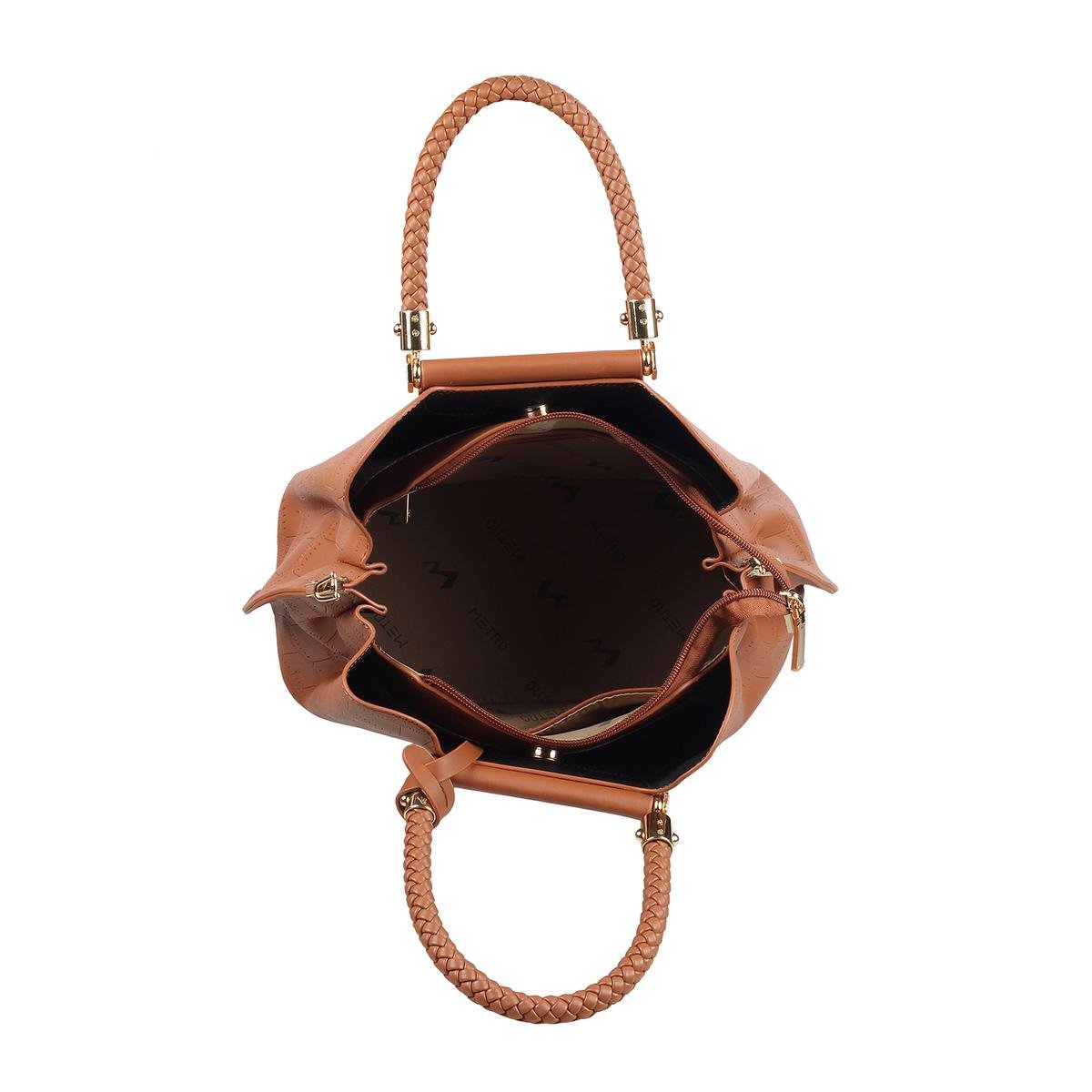 Gloadithh Cognac Women's Tote & Satchel bags