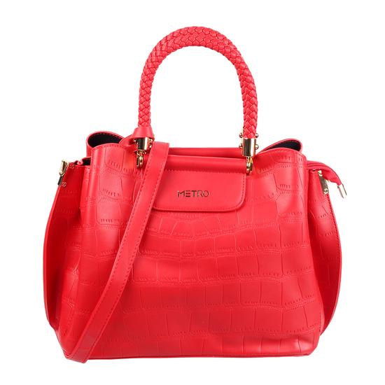 Women Red Satchel Bag
