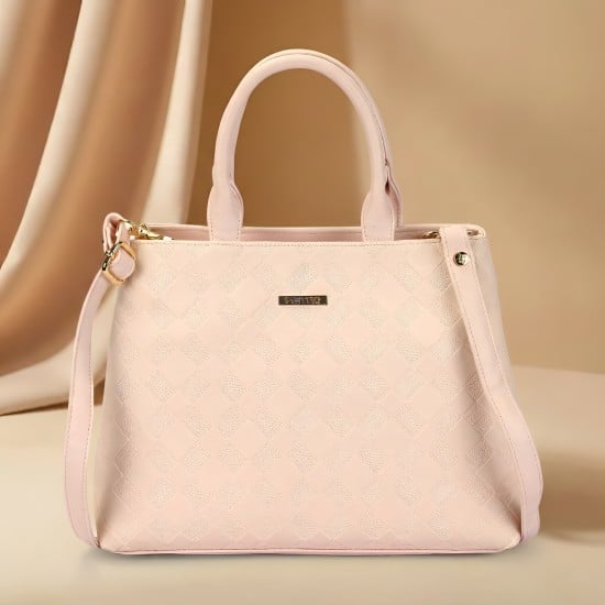 Women Pink Satchel Bag