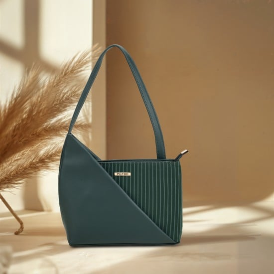 Women Green Shoulder Bag