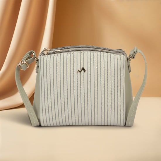 Women Beige Sling Bag