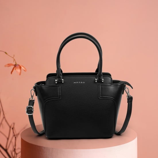 Women Black Satchel