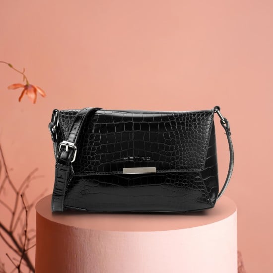 Women Black Sling Bag
