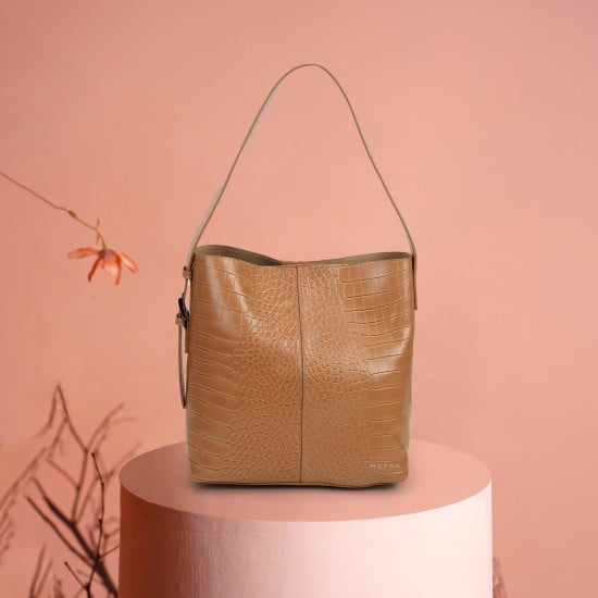 Women Khaki Shoulder Bag