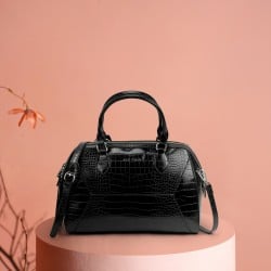 Women Black Satchel Bag