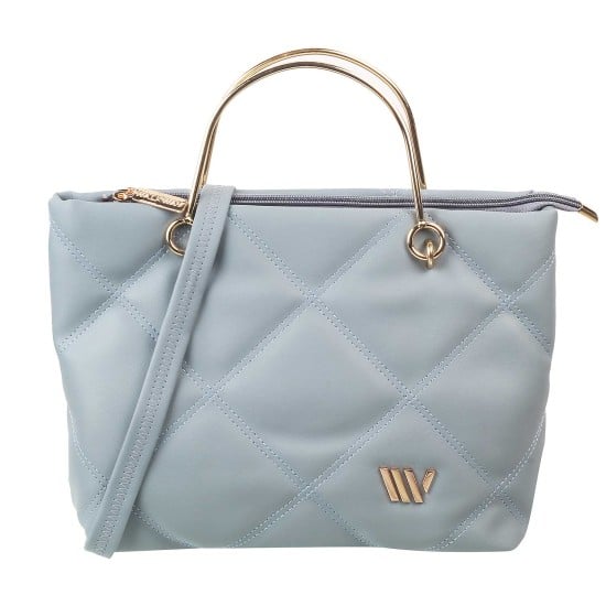 Women Light-blue Satchel Bag