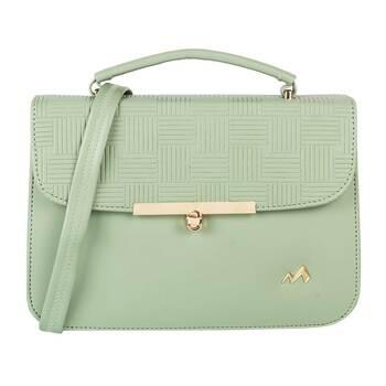 Trapezium Bag in Forest Green — SKORA MARFA