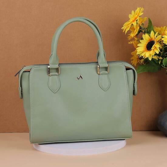 Women Green Satchel Bag