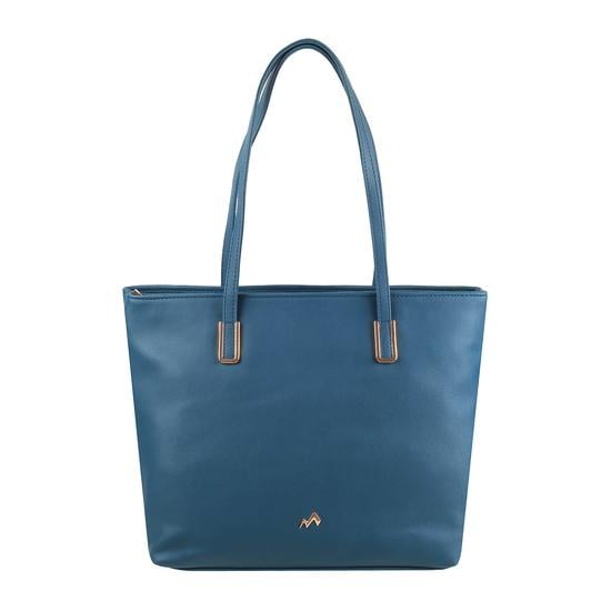 Women Blue Tote Bag