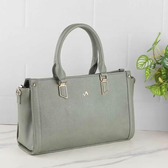 Women Green Satchel Bag