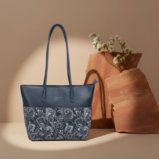Women Blue-navy Tote Bag