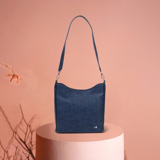 Women Blue-navy Shoulder Bag