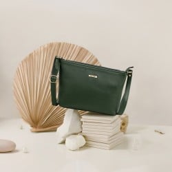 Women Green Sling Bag