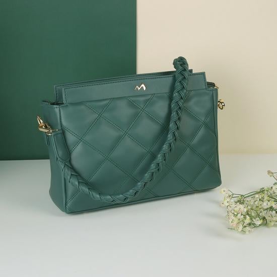 Women Green Sling Bag