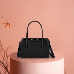 Women Black Satchel Bag
