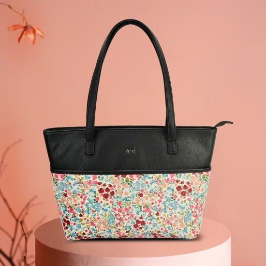 Women Black Tote Bag