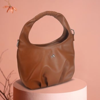 Metro Women Tan Hobo Bag(SKU: 66-96-23-10)