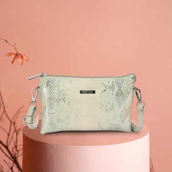 Women Grey Sling Bag
