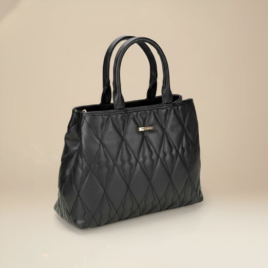 Women Black Satchel Bag