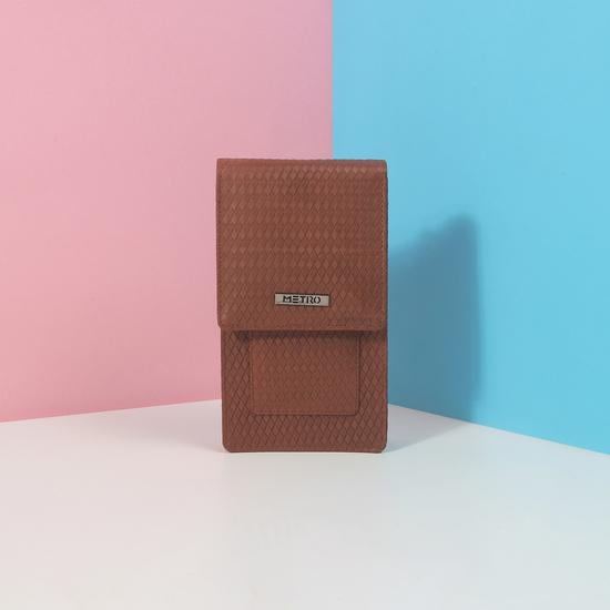 Women Brown Mobile Cover