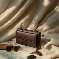Women Brown Sling Bag