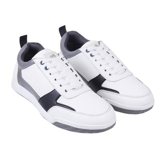 Men White-Grey Casual Sneakers