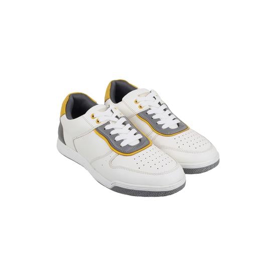 Men White-Grey Casual Sneakers