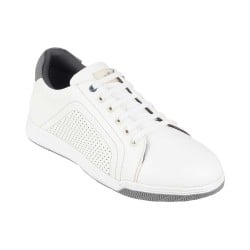 Men White-Grey Casual Sneakers