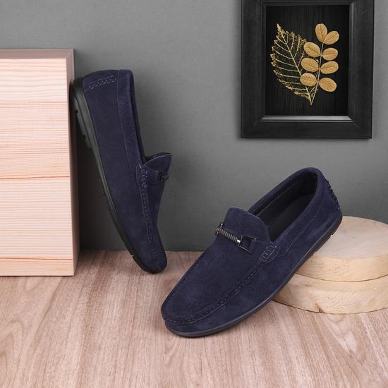 Men Blue Casual Loafers