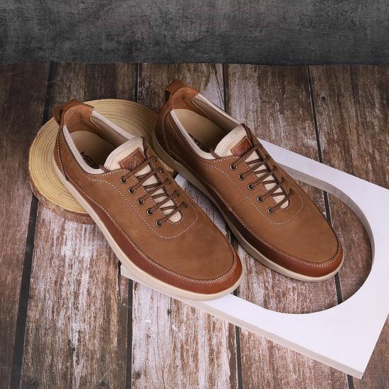 Men Camel Casual Lace Up