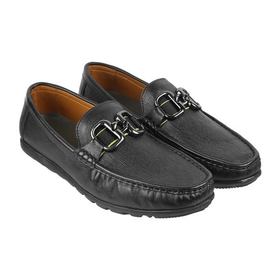 Men Black Casual Loafers