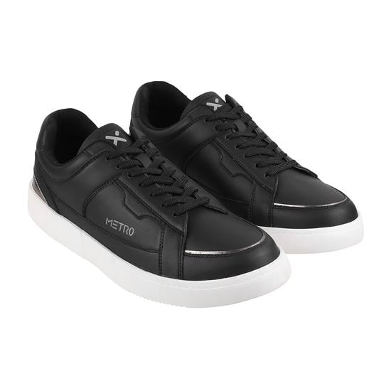 Men Black Casual Sneakers